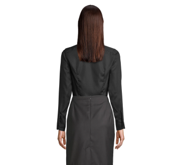 CHEMISE MANCHES LONGUES NOIRE BLAISE 03183 - NEOBLU