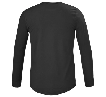 T-shirt de travail noir thermique mixte manches longues ALASKA - LAFONT