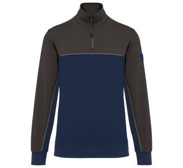 SWEAT-SHIRT COL ZIP  WK404 - TOPTEX