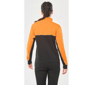 SWEAT COL ZIP ORANGE WK404 - TOPTEX