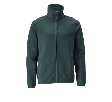 PULL ZIPPE VERT FORET 22585 - MASCOT