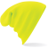BONNET DOUBLÉ JAUNE FLUO B45 - TOPTEX