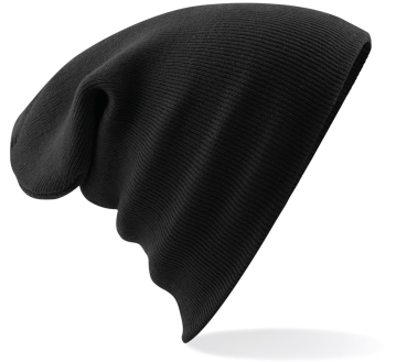BONNET DOUBLÉ NOIR A REVERS B45 - TOPTEX
