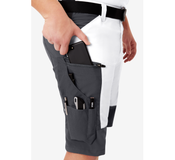 BERMUDA HOMME KIM-FHB-BLANC DETAIL POCHE TEL