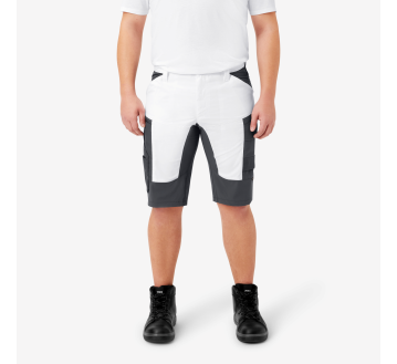 BERMUDA DE TRAVAIL -KIM-FHB- BLANC PORTE FACE