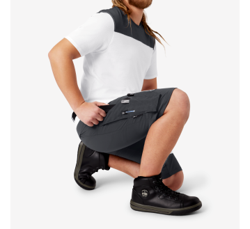 Short- HOMME KIM-FHB-BLANC DETAIL POCHE METRE