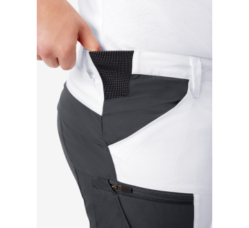 Short-KIM-FHB- BLANC DETAIL ELASTIQUE