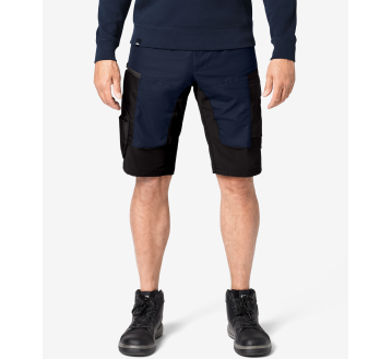 BERMUDA DE TRAVAIL -KIM-FHB- marine PORTE FACE