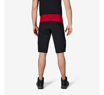 BERMUDA DE TRAVAIL HOMME-KIM-FHB-ROUGE DOS PORTE