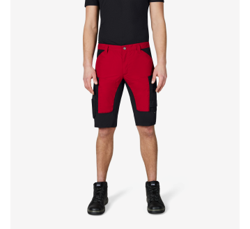 BERMUDA DE TRAVAIL -KIM-FHB- ROUGE PORTE FACE