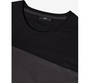 T-SHIRT DE TRAVAIL HOMME RESPIRANT  GRIS  COL KNUT - FHB