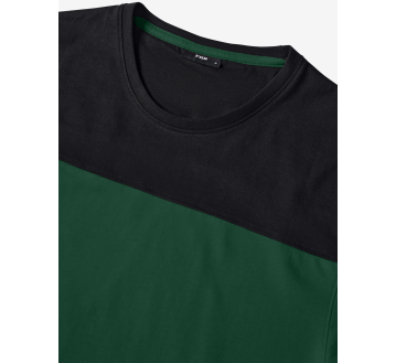 T-SHIRT DE TRAVAIL HOMME RESPIRANT  VERT COL KNUT - FHB