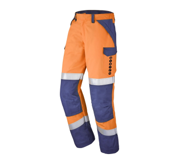 PANTALON HV orange marine MULTIRISQUES ATEX ESCORIAL - CEPOVETT