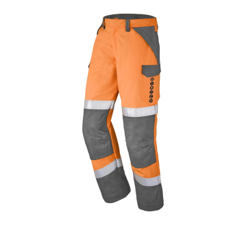 PANTALON DE TRAVAIL orange gris HV MULTIRISQUES ATEX ESCORIAL - CEPOVETT