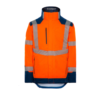 VESTE PLUIE HAUTE VISIBILITE EVEREST orange - T2S