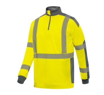SWEAT HAUTE VISIBILITE DARWIN - T2S jaune