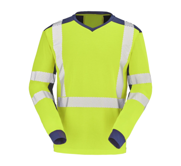 TEE-SHIRT HAUTE VISIBILITE MANCHES LONGUES CHERGUI 9T85 - CEPOVETT