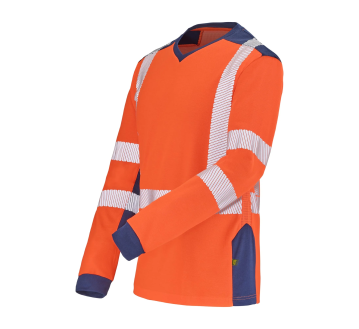 T-SHIRT HAUTE VISIBILITE orange fluo CHERGUI 9T85 - CEPOVETT