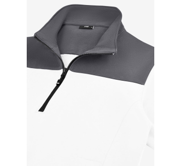 Sweat col montant BLANC ROB ECO RESPONSABLE - FHB