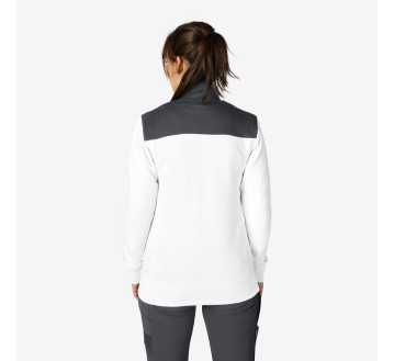 SWEAT-SHIRT BLANC ROB ECO RESPONSABLE - FHB