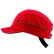 Casquette anti-heurt haute visibilité rouge