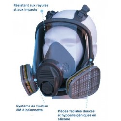 Masque complet respiratoire 6800 by 3M