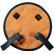 FOND DE CASQUE orange RAFRAICHISSANT HEADCOOL HELMET - INUTEQ