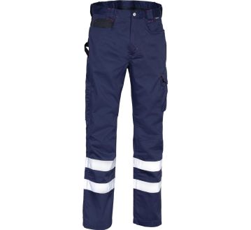 PANTALON MARINE AVEC BANDES RETRO PINCERS - COFRA