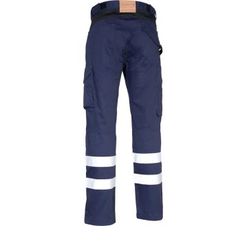 PANTALON MARINE AVEC BANDES RETRO PINCERS - COFRA