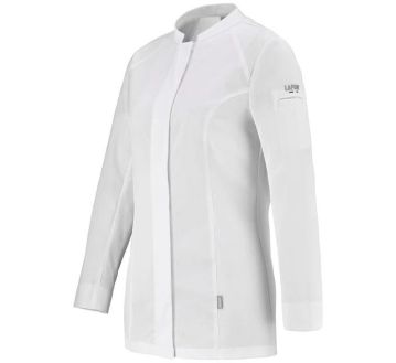 VESTE DE CUISINE BLANCHE FEMME PEPPER2 ML - LAFONT
