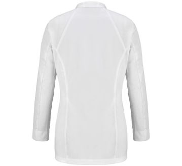 VESTE DE CUISINE MANCHES LONGUES BLANCHE FEMME PEPPER2 ML - LAFONT