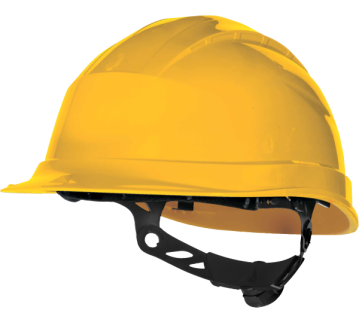 CASQUE JAUNE QUARTZ UP 3 CREMAILLERE - DELTAPLUS
