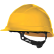 CASQUE JAUNE QUARTZ UP 3 CREMAILLERE - DELTAPLUS