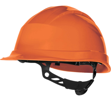 CASQUE ORANGE QUARTZ UP 3 CREMAILLERE - DELTAPLUS