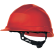CASQUE ROUGE QUARTZ UP 3 CREMAILLERE - DELTAPLUS