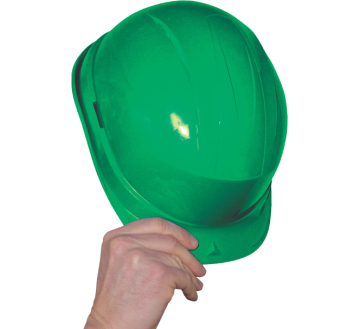 CASQUE DE CHANTIER INTERIEUR VERT QUARTZ UP 3 CREMAILLERE - DELTAPLUS