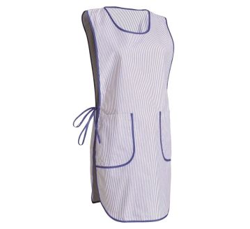 CHASUBLE DE TRAVAIL RAYE BLEU MARION - SNV
