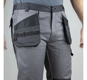 PANTALON GRIS/NOIR PEGASE STRETCH - LMA
