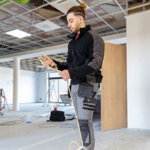 PANTALON DE TRAVAIL PEGASE STRETCH GRIS/NOIR - LMA 2