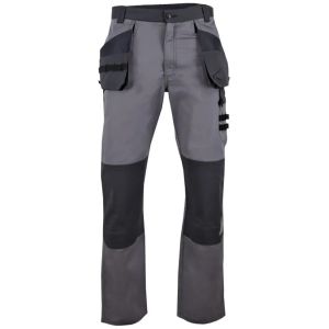 PANTALON DE TRAVAIL PEGASE STRETCH GRIS/NOIR - LMA