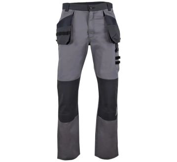 PANTALON DE TRAVAIL PEGASE STRETCH GRIS/NOIR - LMA