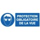 Panneau « Protection obligatoire de la vue » by Taliaplast