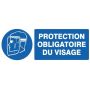 Panneau « Protection obligatoire du visage » by Taliaplast