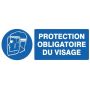 Panneau « Protection obligatoire du visage » by Taliaplast