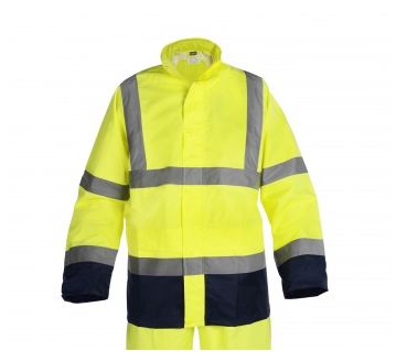 Blouson haute visibilité, respirant et imperméable CRAFTY Jaune Fluo -  U-POWER - MisterMateriaux