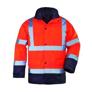 PARKA ROADWAY 3 EN 1 HAUTE VISIBILITE ORANGE/MARINE