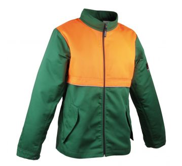 VESTE BUCHERON VERT SAW BRAKE