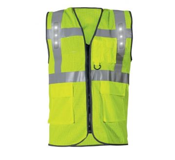 GILET SAFARI LED JAUNE  - T2S