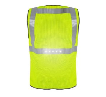 GILET SAFARI LED JAUNE  - T2S