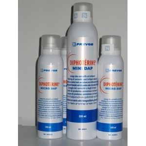 Lot 6 spray Diphoterine urgence projection chimique Mini DAP 200 ml